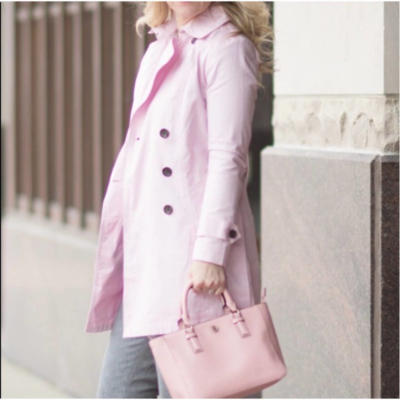 Banana Republic Jackets & Blazers - Banana Republic Bubble Gum Pink Midi Length‎ Coat Size medium